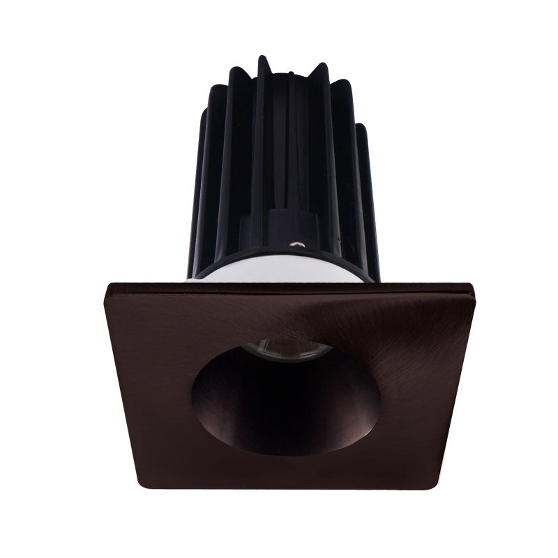 Lotus LED Lights LED-2-S15W-30K-2RRBZ-2STBZ 2" LED Recessed Downlight - High Output - 15W - 3000K - 1,000 Lumens - Bronze Reflector - Square Bronze Trim - 120V