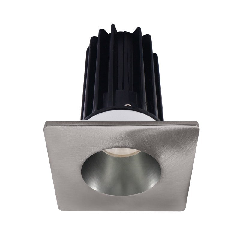 Lotus LED Lights LED-2-S8W2-27K-2RRCH-2STBN 2" LED Recessed Downlight - 8W - 2700K - 580 Lumens - Chrome Reflector - Square Brushed Nickel Trim - 120V