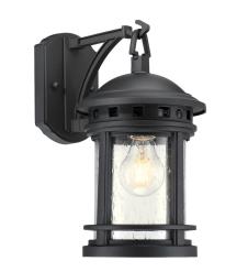Westinghouse Lighting 6114100 Sargut textured black outdoor wall light