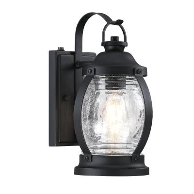 Westinghouse Lighting 6120400 Canyon textured black outdoor wall light
