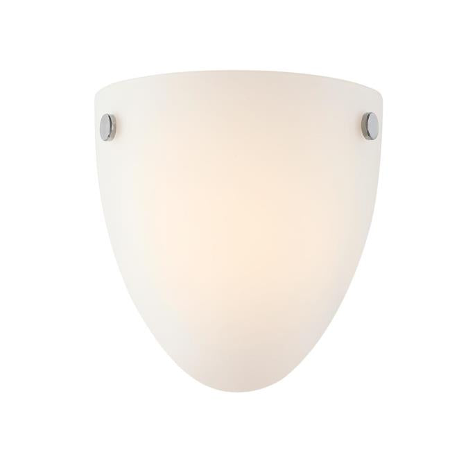Westinghouse Lighting 6135100 Lehigh brushed nickel LED wall light front view