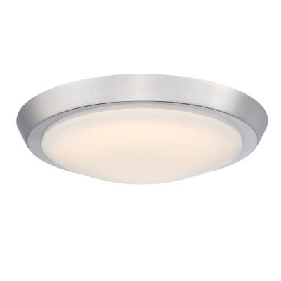 Westinghouse Lighting 6136800 Morrell brushed nickel LED flush mount ceiling light