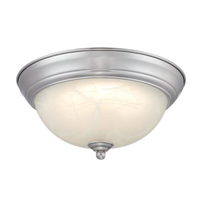 Westinghouse Lighting 6137100 Dubrow brushed nickel LED flush mount ceiling light