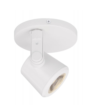 Nuvo 62-1108 12 Watt; LED; White; Taper Back; Monopoint; 3000K; 36 deg. Beam Angle, Track Light