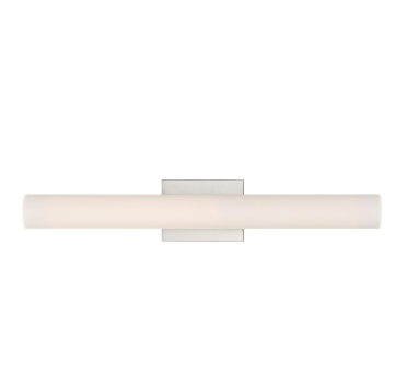 Nuvo 62-1322 Bend - 25" LED Vanity with White Acrylic - Brushed Nickel Finish