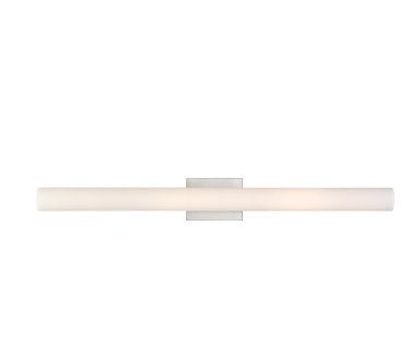 Nuvo 62-1323 Bend - 36" LED Vanity with White Acrylic - Brushed Nickel Finish