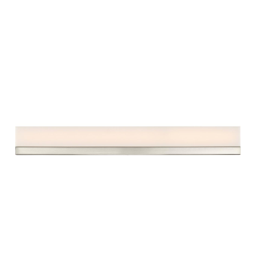 Nuvo 62-1329 Jackson - 36" LED Large Vanity with White Acrylic - Brushed Nickel Finish