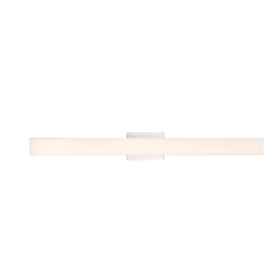 Nuvo 62-1332 Jess - 36" LED Vanity with White Acrylic - Brushed Nickel Finish