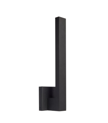 Nuvo 62-1426 Raven LED Outdoor Sconce; 18 Inch; Textured Matte Black Finish; 15 Watts; 3000K
