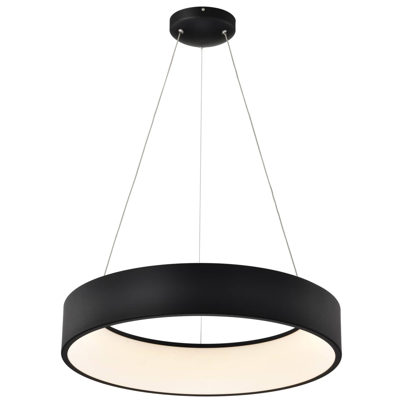 Nuvo 62-1458R1 Orbit 23.5" Indoor Pendant Ceiling Light - Finish: Black
