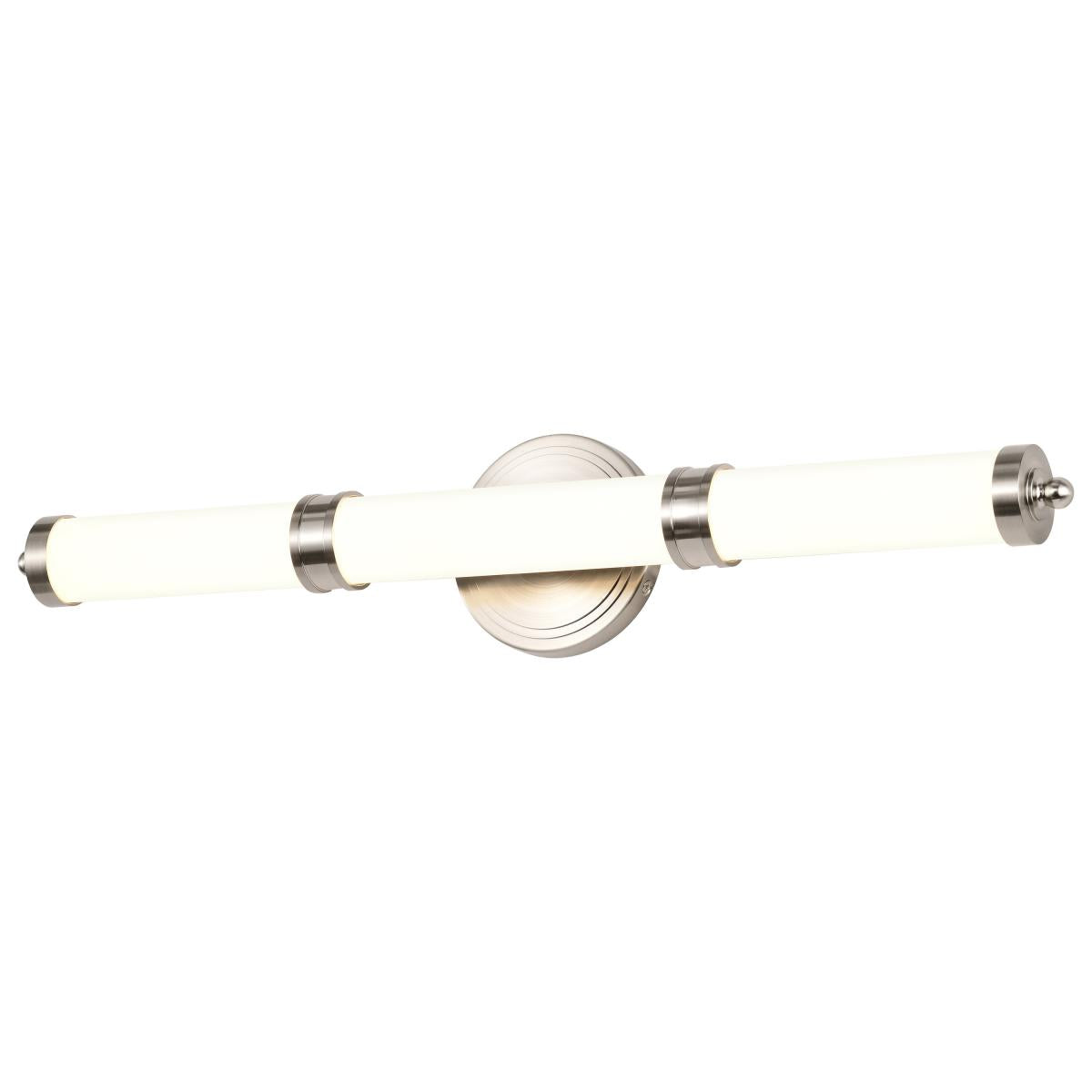 Nuvo 62-1535 Kagen LED Medium Vanity, Brushed Nickel, 26W, Soft White, Dimmable