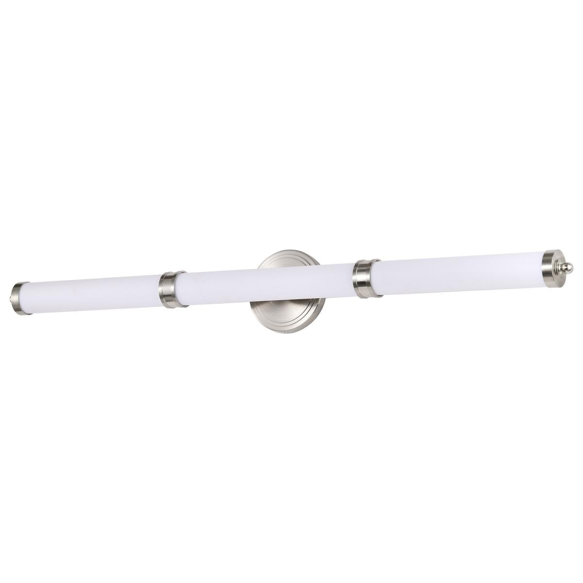 Nuvo 62-1536 Kagen LED Large Vanity, Brushed Nickel, 39W, Soft White, Dimmable