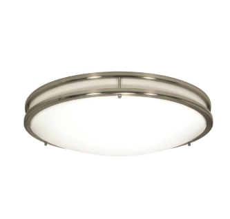 Nuvo 62-1636 Glamour LED 14 inch; Flush Mount Fixture; Brushed Nickel Finish; CCT Selectable 3K/4K/5K