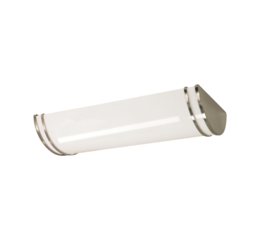 Nuvo 62-1639 Glamour LED 25 inch; Linear Flush Mount Fixture; Brushed Nickel Finish; CCT Selectable 3K/4K/5K