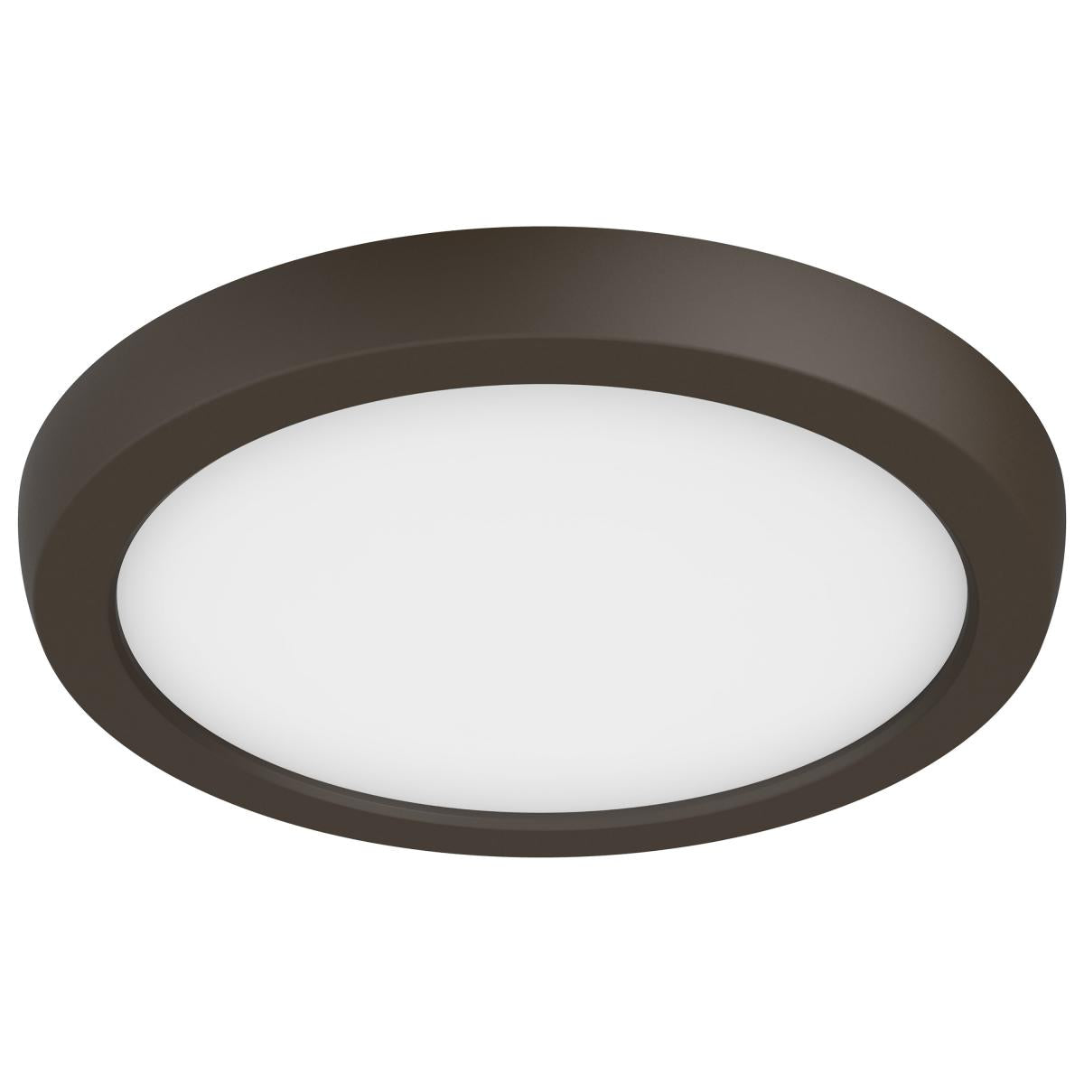 Nuvo 62-1712 Blink Pro 7" 11W LED Flush Mount, CCT Selectable (2700K-5000K), Round, Bronze Finish, Wet Rated
