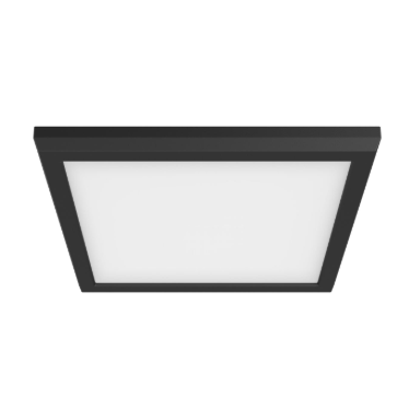 Nuvo 62-1725 Blink Pro - 13W; 9in; LED Fixture; CCT Selectable; Square Shape; Black Finish; 120V