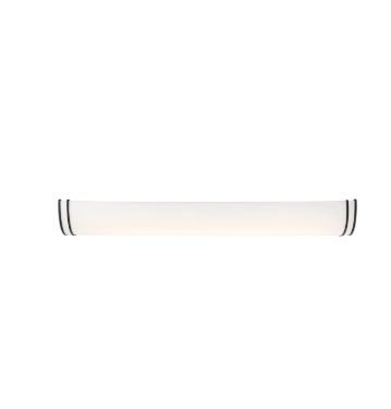 Nuvo 62-1731 Glamour LED 25 inch; Vanity Fixture; Black Finish; CCT Selectable 3000K/4000K/5000K