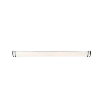 Nuvo 62-1732 Glamour LED 49 inch; Vanity Fixture; Black Finish; CCT Selectable 3000K/4000K/5000K