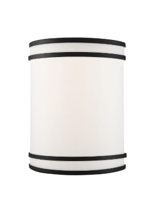 Nuvo 62-1745 Glamour LED Wall Sconce; Black Finish; CCT Selectable 3000K/4000K/5000K