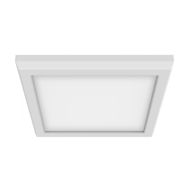Nuvo 62-1747 BLINK Pro, 11 Watt, 7 Inch LED Ceiling Light Fixture, 3000K, Square Shape, White Finish, 120/277 Volts
