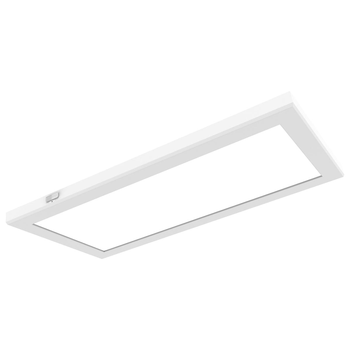 Nuvo 62-1773 BLINK Pro Plus 24W LED Surface Mount, 12" x 24", CCT Selectable (2700K-5000K), 120/277V, 90 CRI, Dimmable, White Finish