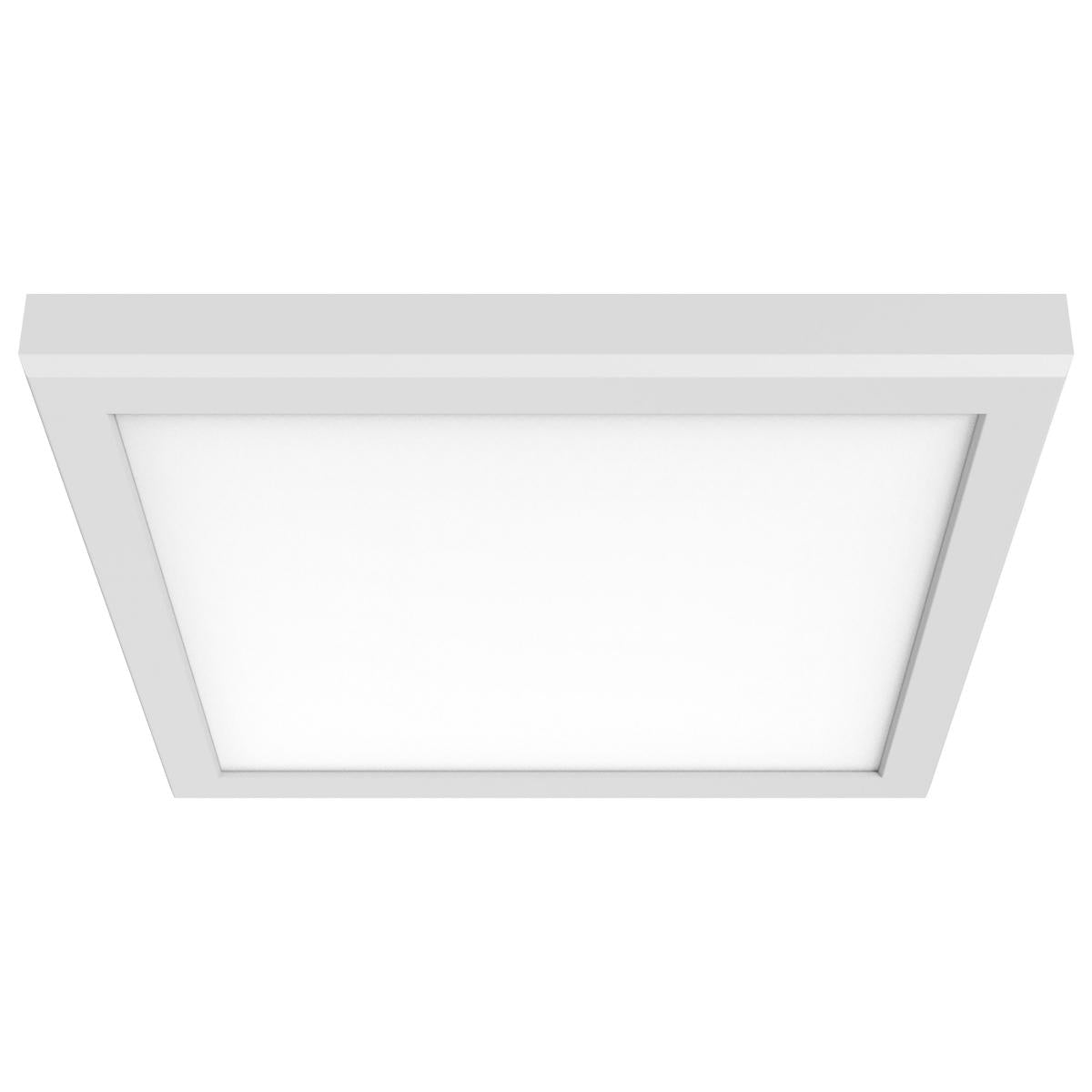 Nuvo 62-1779 BLINK Pro Plus 19.5W LED Surface Mount, 12" Square, CCT Selectable (2700K-5000K), 120/277V, 90 CRI, Dimmable, White Finish
