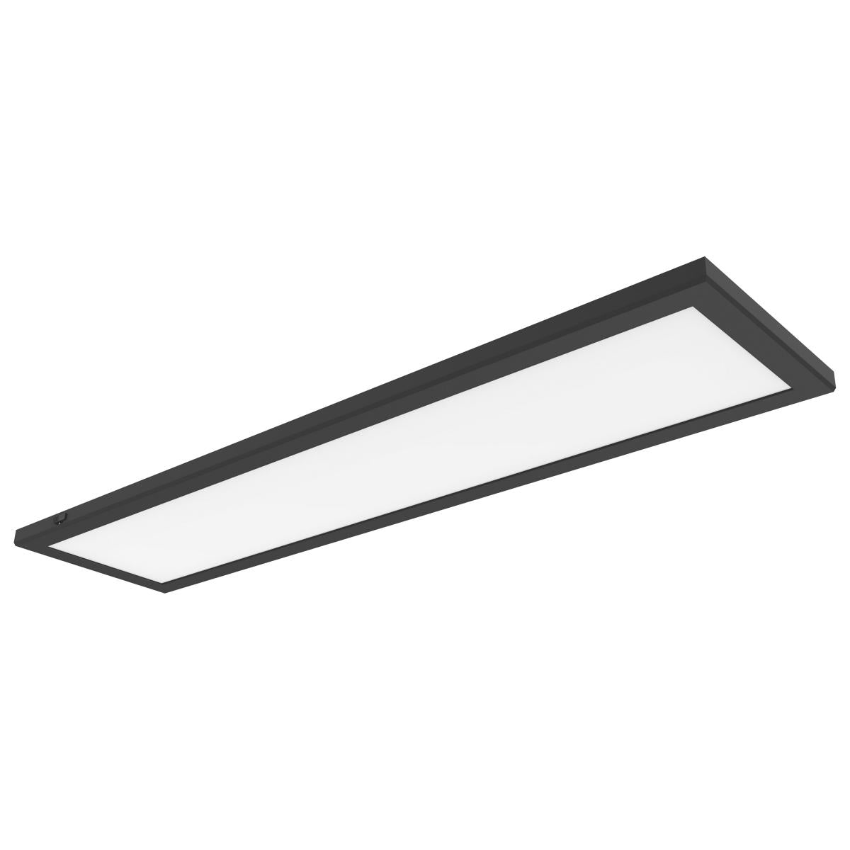 Nuvo 62-1783 BLINK Pro Plus 24W LED Surface Mount, 12" x 24", CCT Selectable (2700K-5000K), 120/277V, 90 CRI, Dimmable, Black Finish
