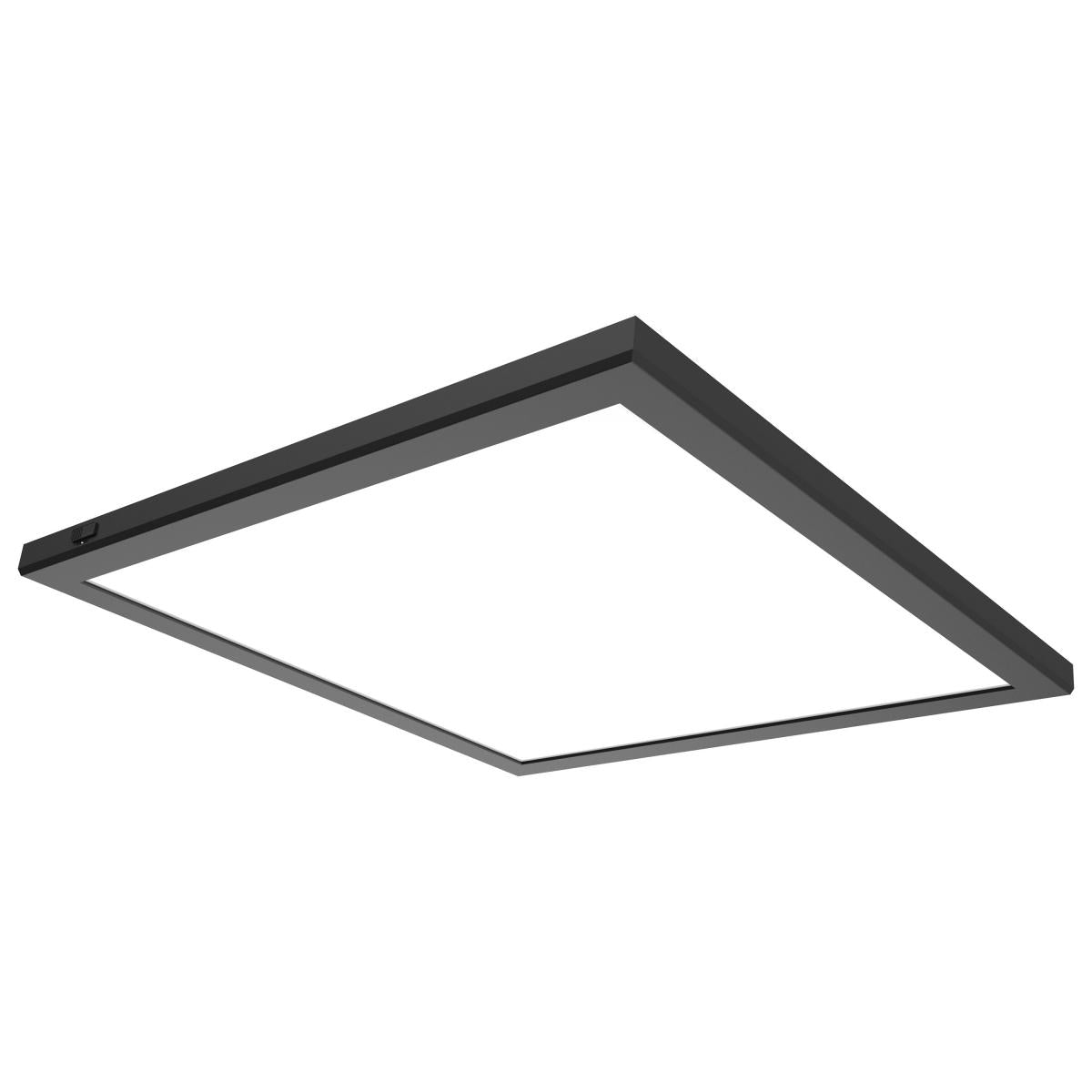 Nuvo 62-1784 BLINK Pro Plus 47W LED Surface Mount, 24" x 24", CCT Selectable (2700K-5000K), 120/277V, 90 CRI, Dimmable, Black Finish
