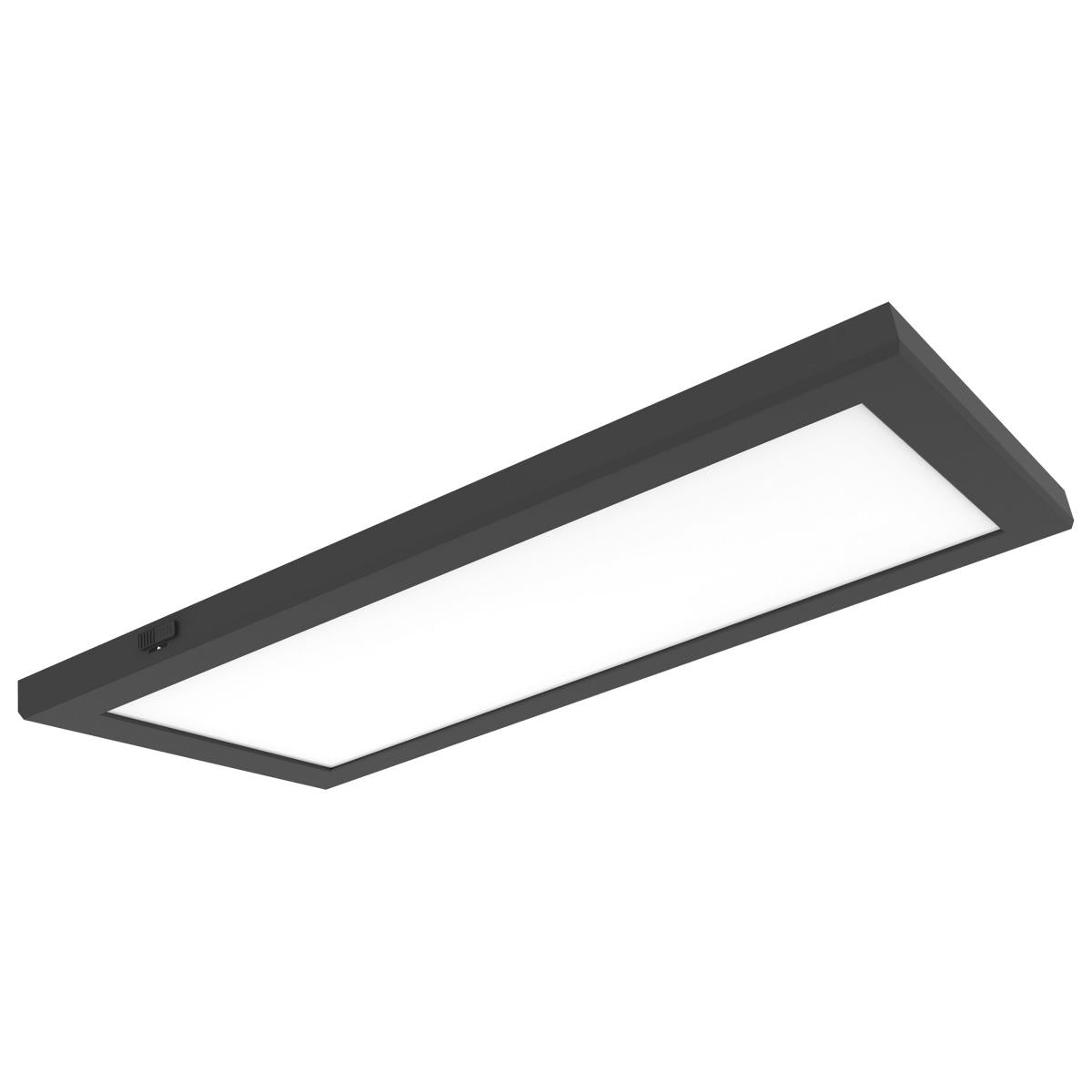 Nuvo 62-1785 BLINK Pro Plus 47W LED Surface Mount, 12" x 48", CCT Selectable (2700K-5000K), 120/277V, 90 CRI, Dimmable, Black Finish