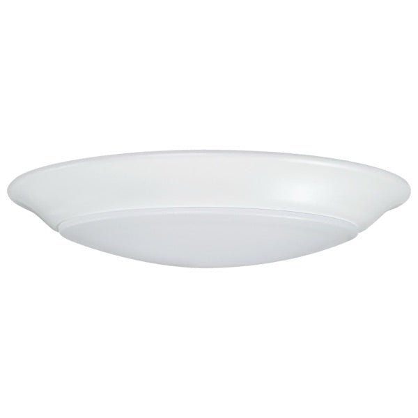 Nuvo 62-1805 7" Closet Rated LED Disk Light - Wattage 8W - CCT Selectable - Voltage 120V - White Finish