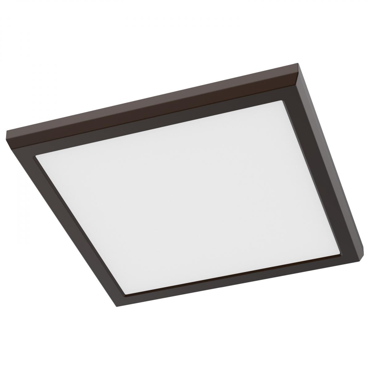 Nuvo 62-1926 Blink Performer 9" LED Flush Mount, 11W, 5-CCT Selectable (2700K-5000K), 1000-1050 lm, Dimmable, Bronze, Wet Rated