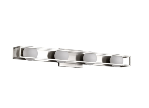 Nuvo 62-2254 Jenkins LED Vanity Fixture Light - 33IN - 3000K - 120V - Brushed Nickel Finish