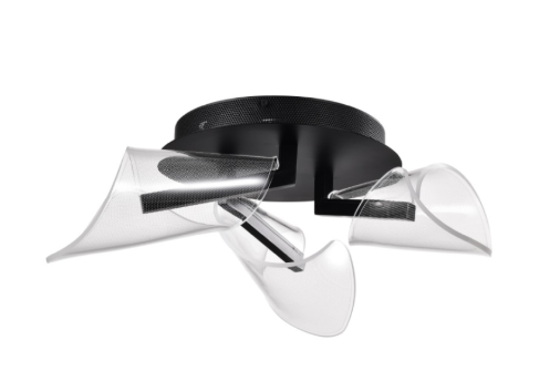 Nuvo 62-2284 Sedona LED Flush Mount Light - 22IN - 3000K - 120V - Matte Black Finish