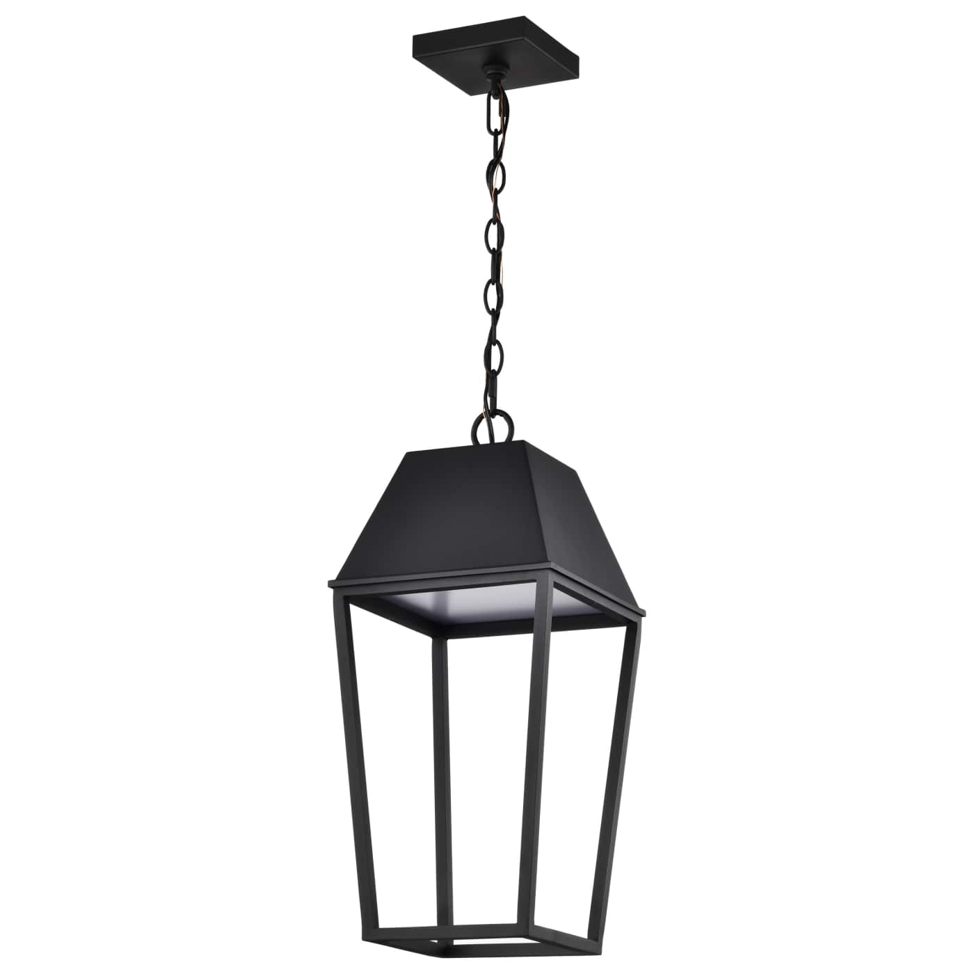 Nuvo 62-2314 9.5" Colt 10W LED Outdoor Hanging Light Matte Black 3000K 386 Lumens