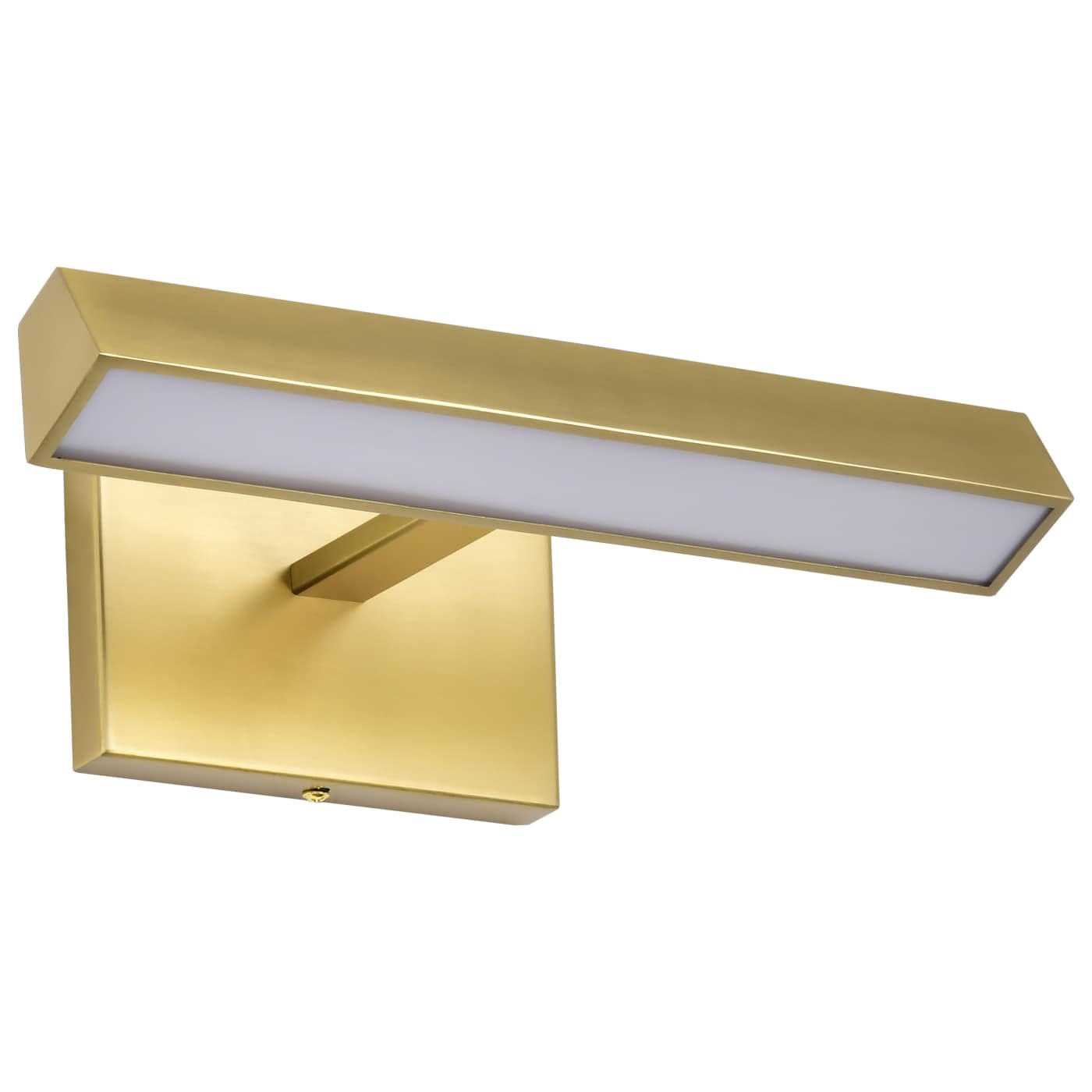 Nuvo 62-2337 Mila 12W 12" LED Vanity Wall Light Vintage Brass 2700K 3000K 3500K 960 Lumens