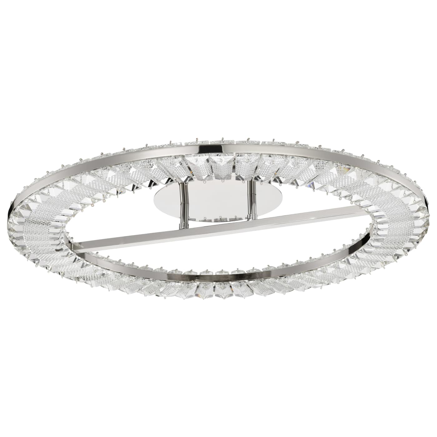 Nuvo 62-2444 LED 22.88 inch Flush Mount Ceiling Light - CCT: 3000K - Finish: Polished Nickel