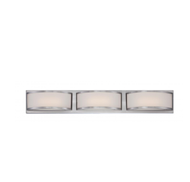 Nuvo 62-319 Mercer - (3) LED Wall Sconce with Frosted Glass - Brushed Nickel Finish