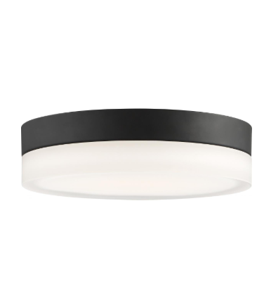 Nuvo 62-468 Pi - 9"- LED Flush Mount - Black Finish