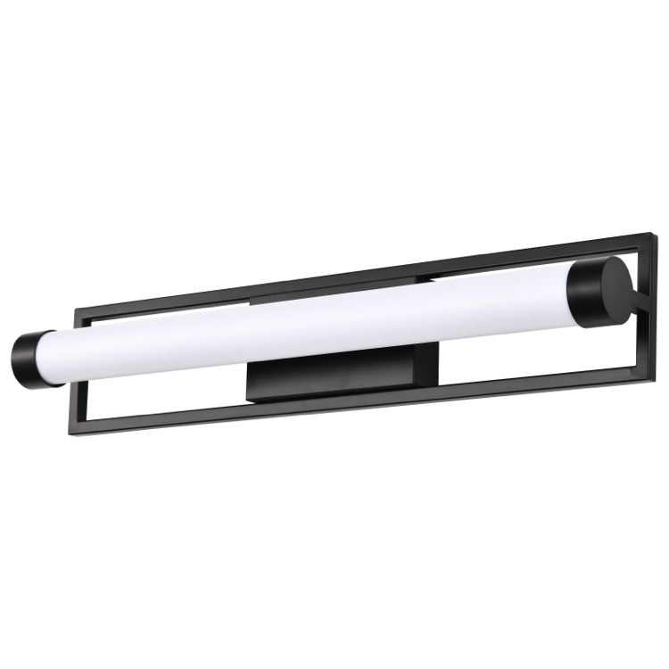 Nuvo 62-668 24" Canal LED Vanity Fixture - Color Temperature 3000K - Voltage 120V - Matte Black Finish