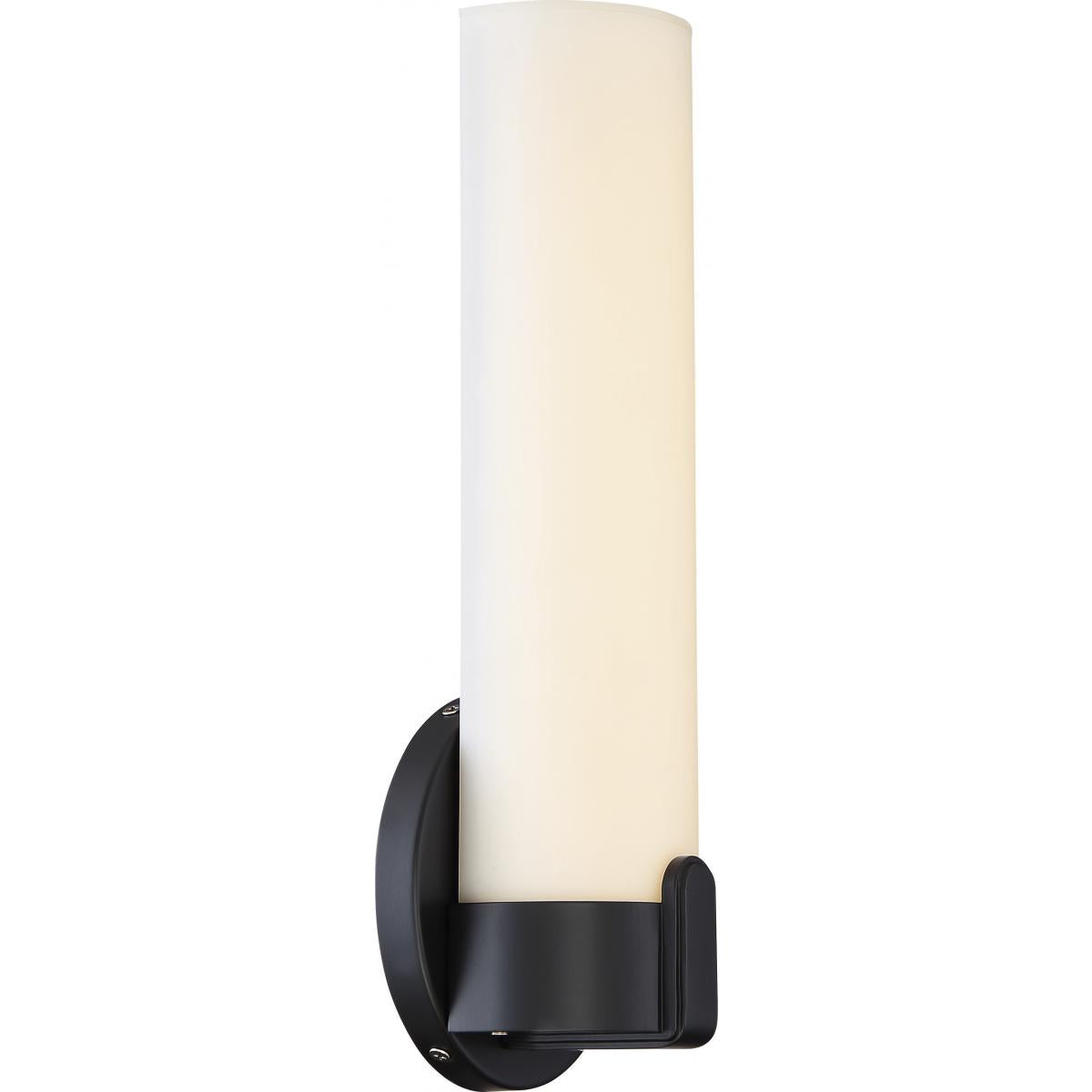 Nuvo 62-923 Loop 12" LED Wall Sconce, Aged Bronze, 13W, 3000K, 1040 Lumens, Dimmable, Damp Rated