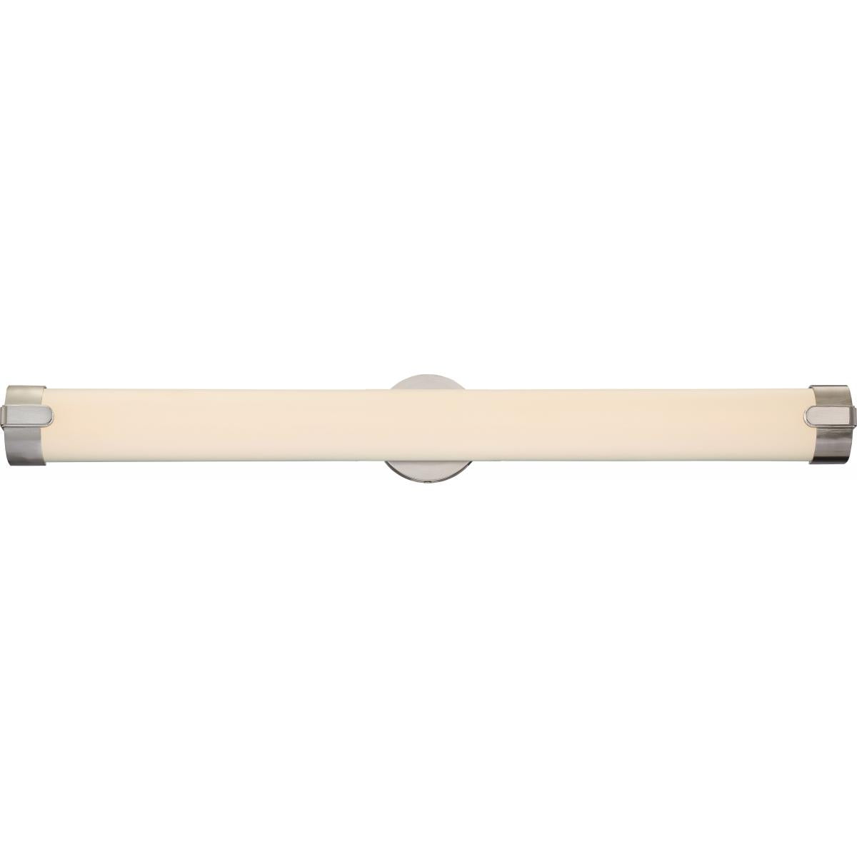 Nuvo 62-925 Loop 36" LED Vanity Light, Brushed Nickel, 39W, 3000K, 3120 Lumens, Dimmable, Damp Rated