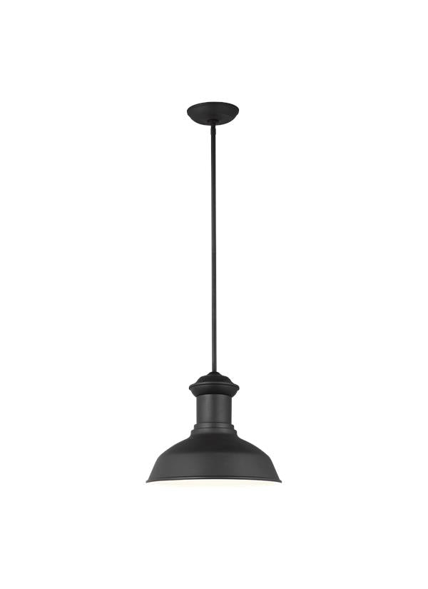 Generation Lighting Fredricksburg 1 light black outdoor pendant