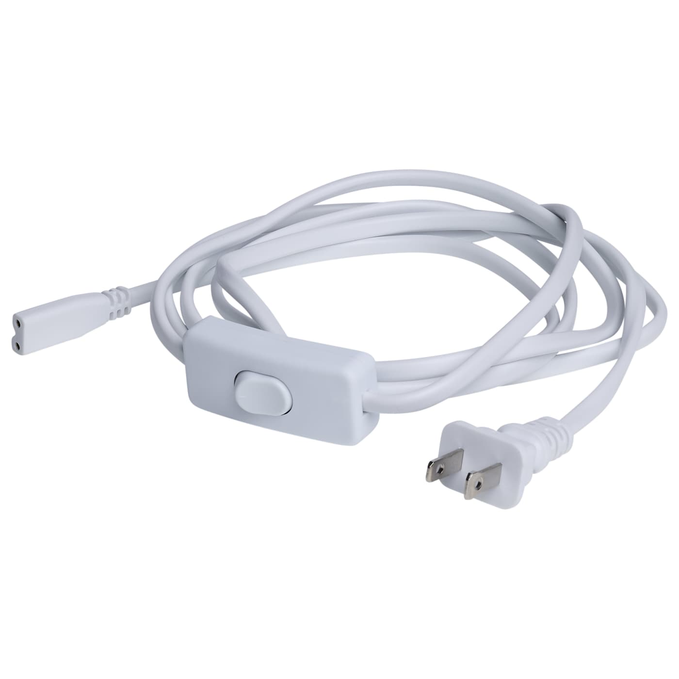 Nuvo 63-411 8-Foot Line Switch & Power Cord White