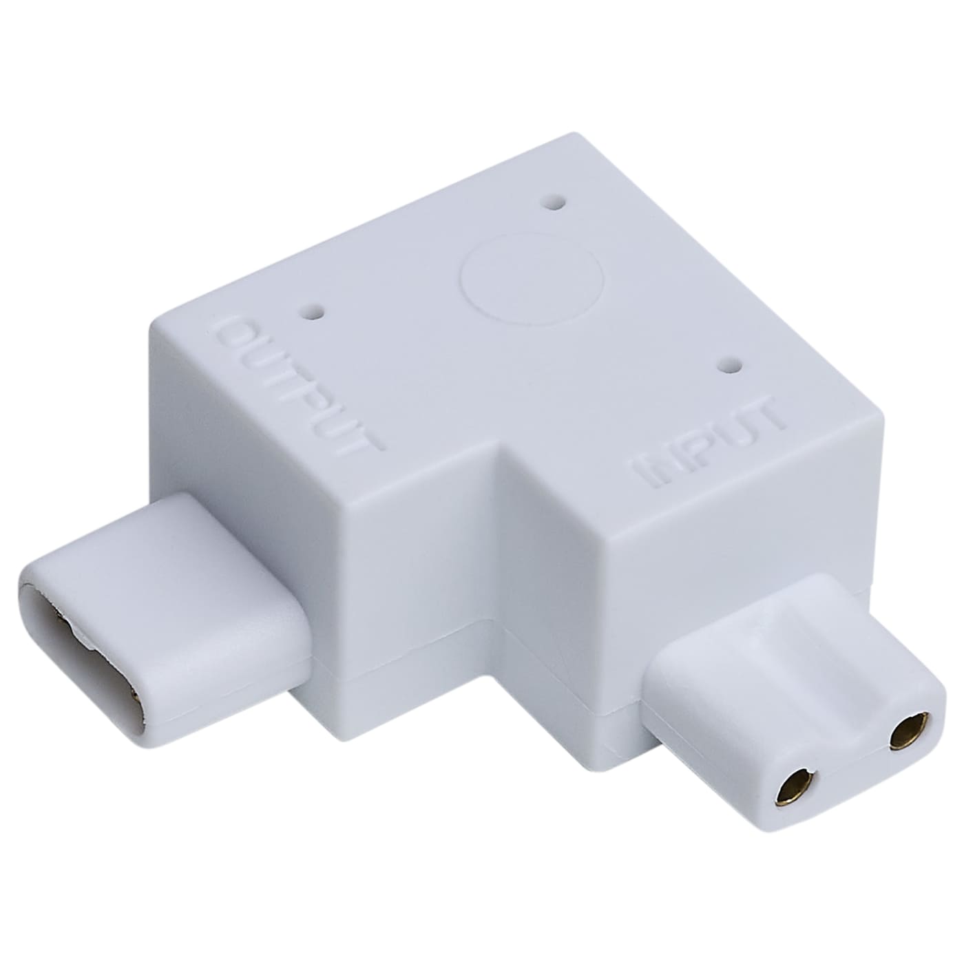 Nuvo 63-416 L-Connector - Left Angle - Finish: White