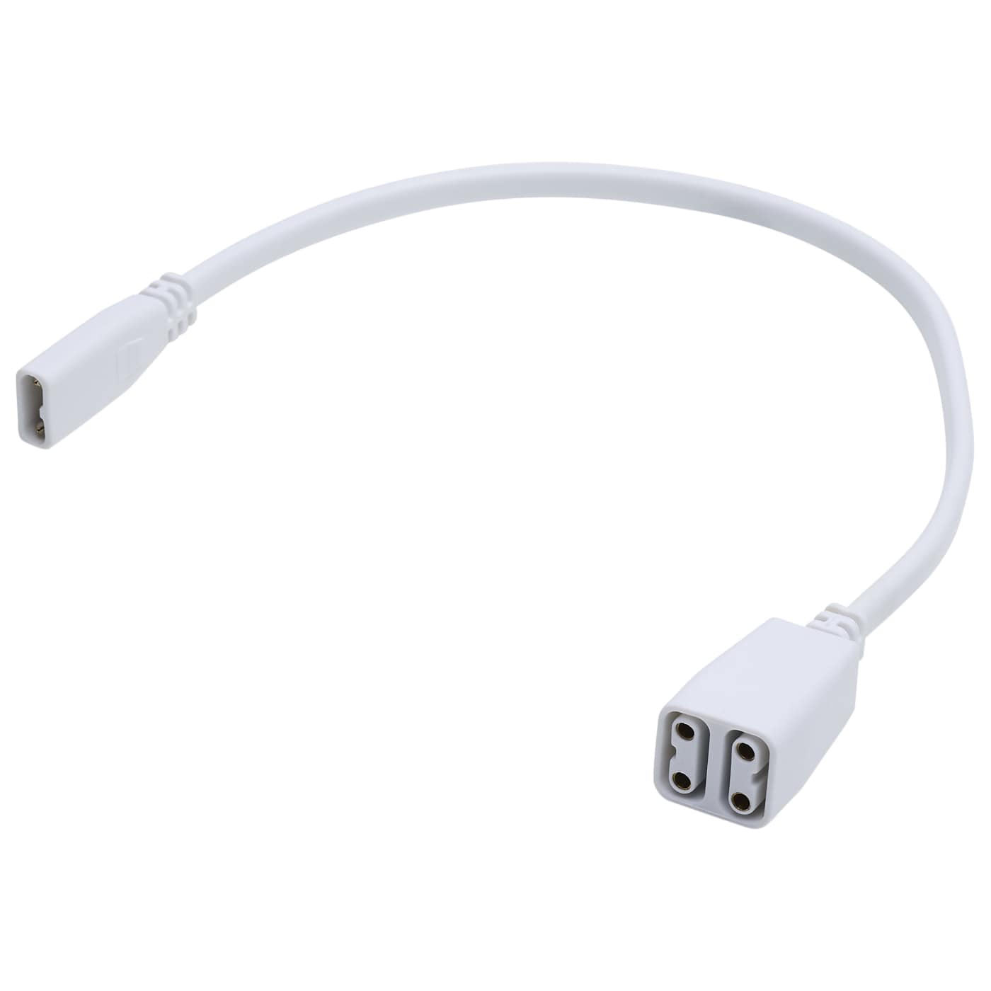 Nuvo 63-417 Cable Splitter - Single to Double - Finish: White