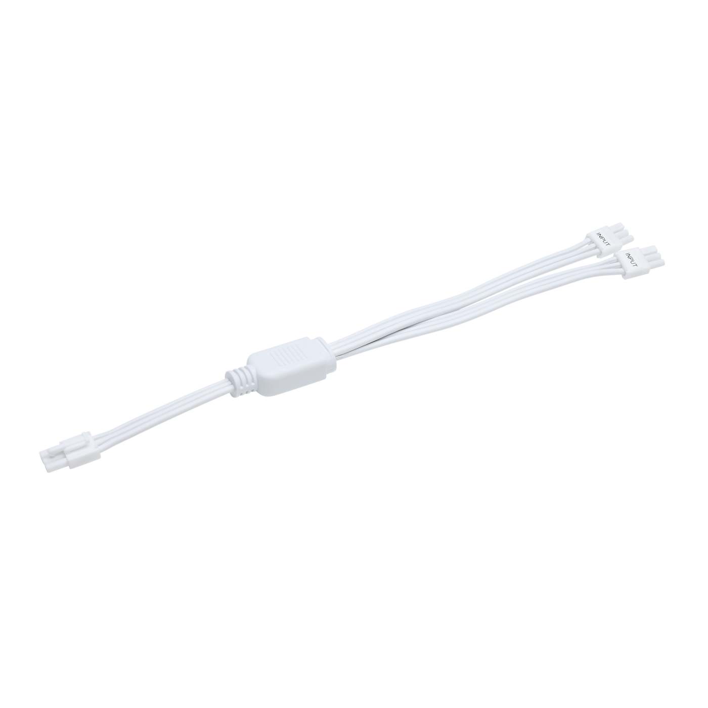 Nuvo 63-519 Y-Splitter for Under Cabinet LED Fixtures - Finish: White