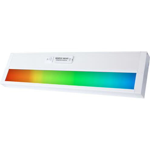 Nuvo 63-552 Starfish LED 3.54 inch Linear Strip Ceiling Light White Finish