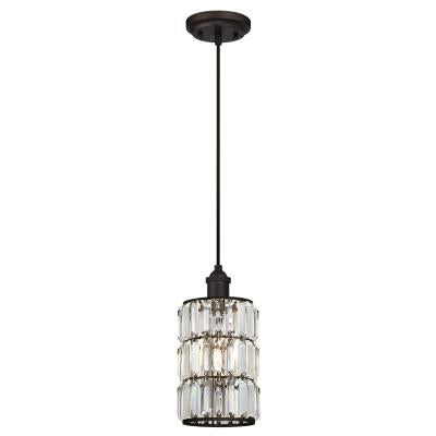 Westinghouse Lighting 6338400 Sophie 1 Light oil rubbed bronze mini pendant