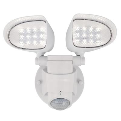 Westinghouse Lighting 6364200 white 2 light LED motion sensor outdoor security wall light