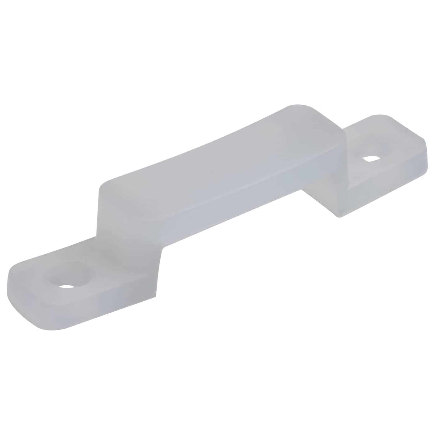 NUVO 64-163 Dimension Outdoor Tape Light Mounting Bracket 20 Pack White